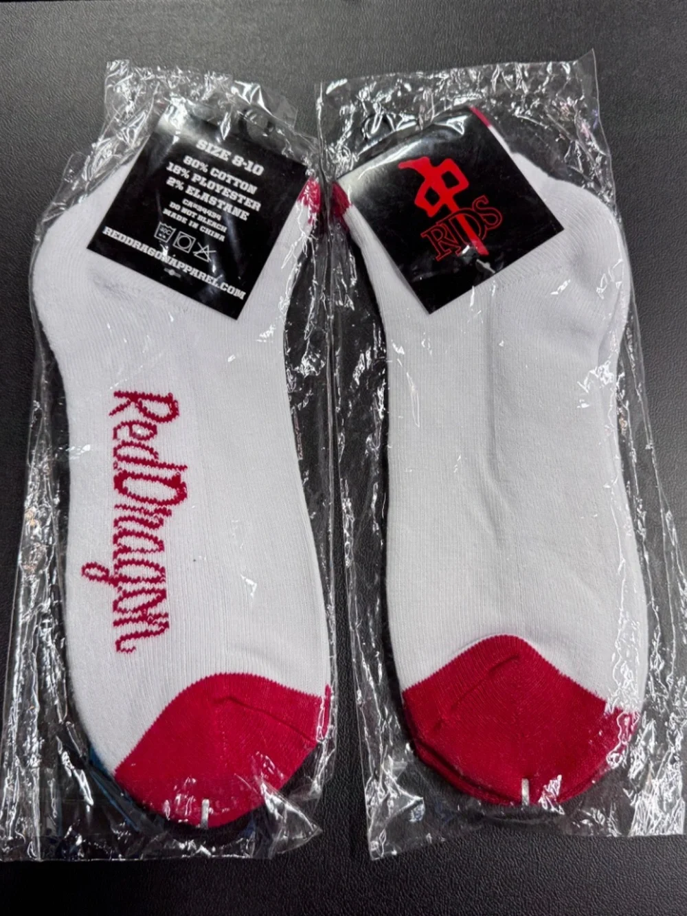 RDS Red Dragon Apparel Mid Socks Adult Mens Large Adult Size 8-10